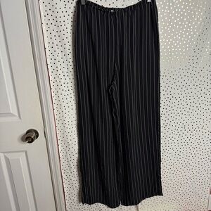 SHAINA MOTE PAJAMA PANT IN NAVY PINSTRIPE